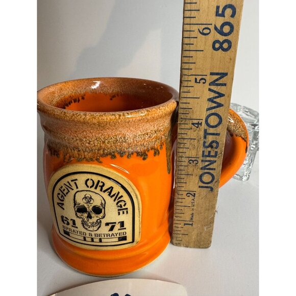 USA-Made Stoneware Mug – “Agent Orange | Sprayed & Betrayed 61–71” - Picture 7 of 13